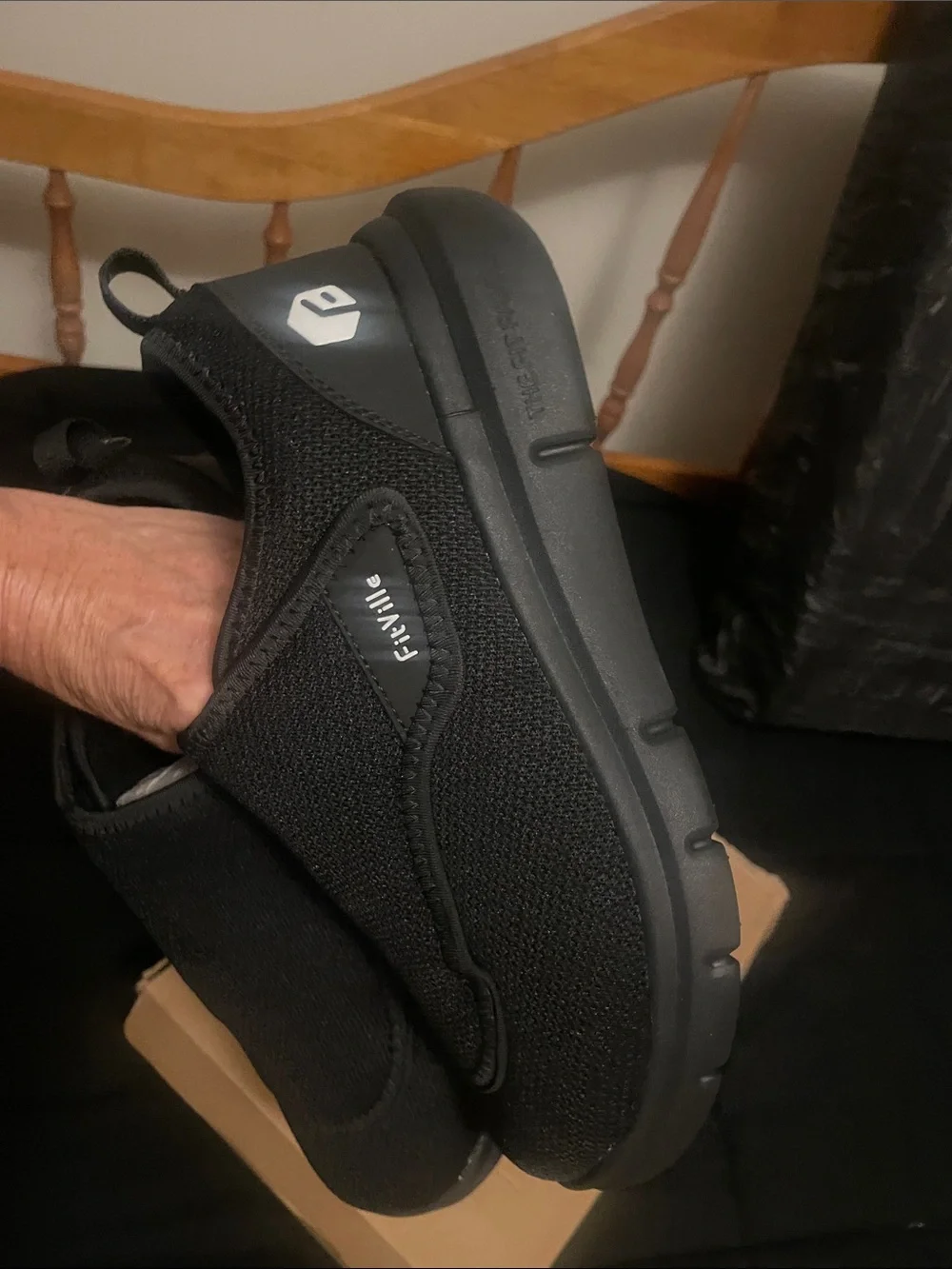 Men’s ' Breathable Slip-On Shoes - Black